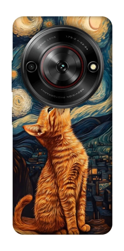 Чохол на ZTE Nubia Focus van gogh cat фото 1 з 1