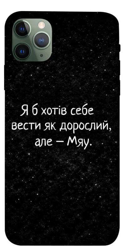 Чехол на Apple iPhone 11 Pro Max (6.5") Мяу фото 1 из 1