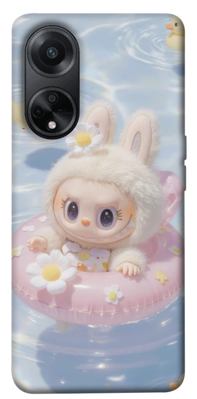 Чохол на Oppo A58 4G Labubu swimming фото 1 з 1