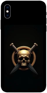 Чехол на Apple iPhone X (5.8") Golden Skull фото 1 из 1
