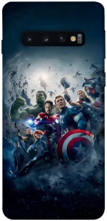 Чехол на Samsung Galaxy S10 Marvel heroes фото 1 из 1