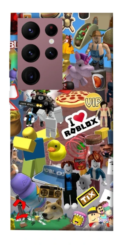 Чохол на Samsung Galaxy S22 Ultra Roblox collage ver.5 фото 1 з 1