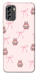 Чохол на Nokia G60 Pink bows and Labubus фото 1 з 1