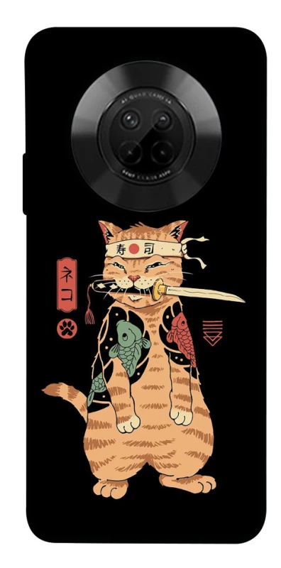 Чохол на Huawei Y9a Кіт-самурай фото 1 з 1