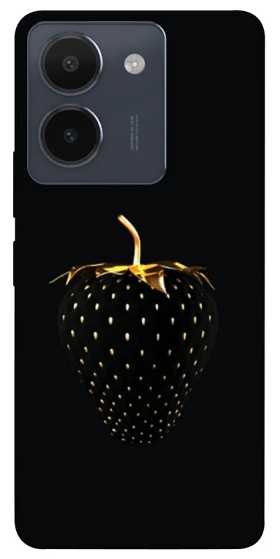 Чохол на Vivo Y36 Чорна полуниця фото 1 з 1