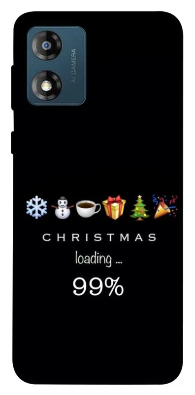 Чехол на Motorola Moto E13 Christmas Loading фото 1 из 1
