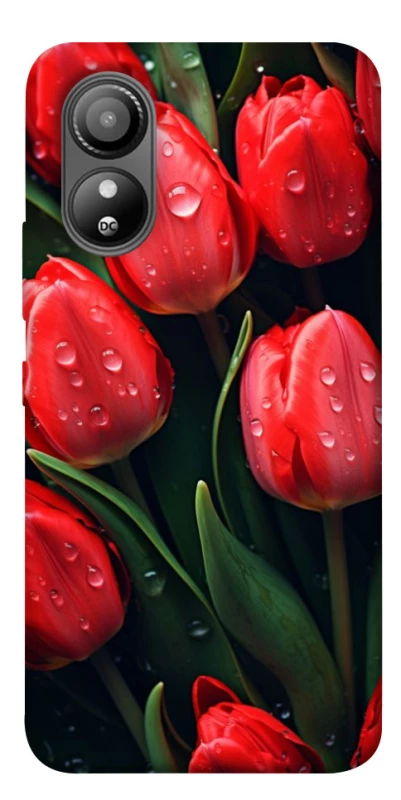 Чохол на ZTE Blade L220 Червоні тюльпани фото 1 з 1