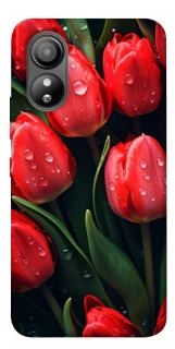 Чохол на ZTE Blade L220 Червоні тюльпани фото 1 з 1