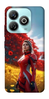 Чохол на ZTE Blade A75 4G Cyber space girl ver.5 фото 1 з 1