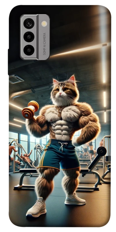 Чехол на Nokia G22 Качок кот фото 1 из 1