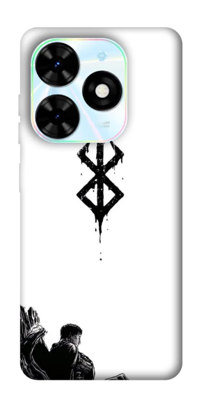 Чохол на TECNO Spark Go 2024 berserk white фото 1 з 1