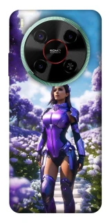 Чехол на ZTE Nubia V70 Max Cyber space girl ver.4 фото 1 из 1