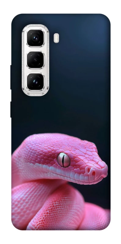 Чохол на Infinix Hot 50 Pro Рожева змія фото 1 з 1