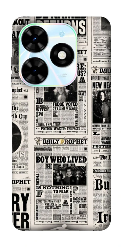 Чохол на TECNO Spark Go 2024 Harry Potter newspaper фото 1 з 1