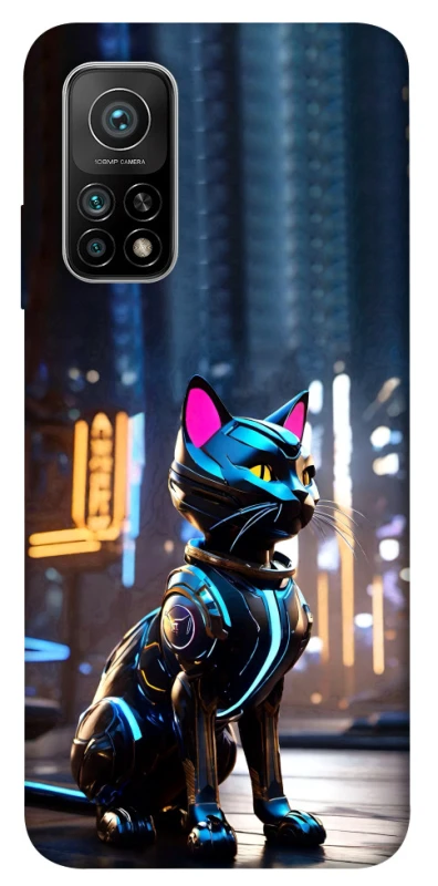 Чохол на Xiaomi Mi 10T Cyber cat фото 1 з 1