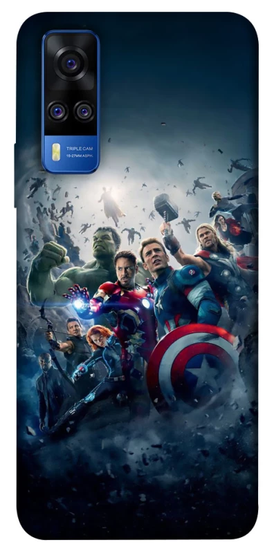 Чехол на Vivo Y51a Marvel heroes фото 1 из 1