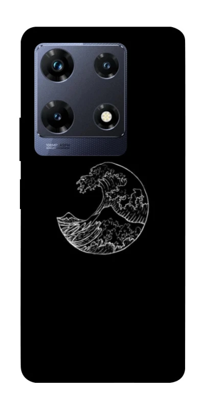 Чехол на Infinix Note 30 Pro Black tsunami фото 1 из 1