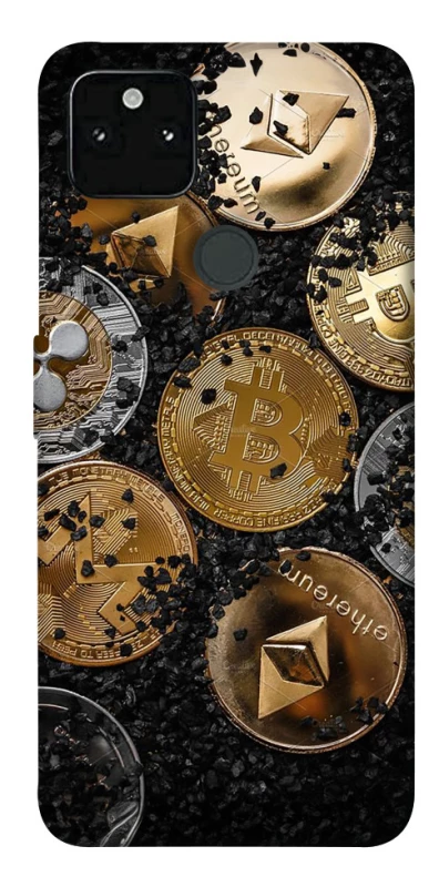 Чехол на Google Pixel 5A Many coins v2 фото 1 из 1