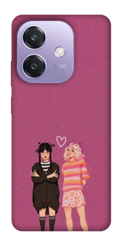 Чохол на Oppo A3X Raven & Rainbow Wednesday фото 1 з 1