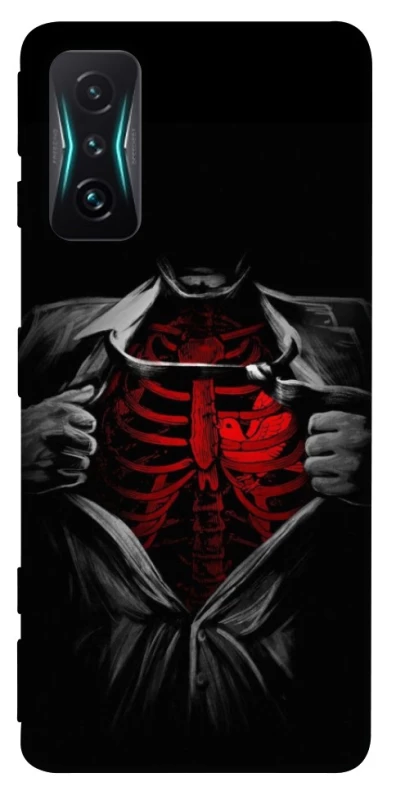 Чохол на Xiaomi Redmi K50 Gaming Skeleton Heart фото 1 з 1