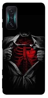 Чохол на Xiaomi Redmi K50 Gaming Skeleton Heart фото 1 з 1