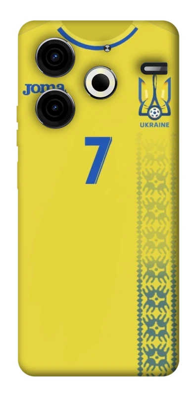 Чехол на TECNO Pova 6 Neo (LI6) UA-Football ver.3 фото 1 из 1