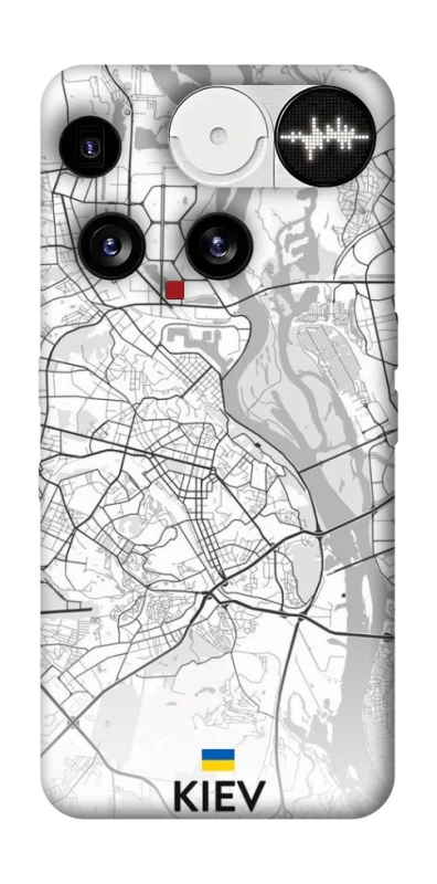 Чохол на Nothing Phone (3) Kiev white map фото 1 з 1