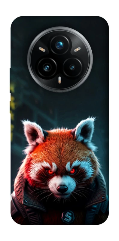 Чехол на Realme 14 Pro+ Cyber Red Panda фото 1 из 1