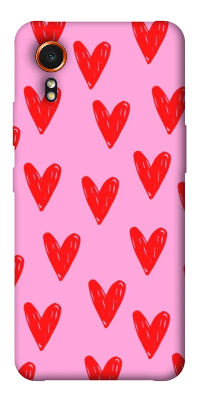 Чохол на Samsung Galaxy Xcover7 Red hearts 2 фото 1 з 1