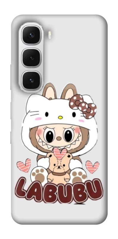 Чохол на Infinix Hot 60i Hello Kitty Labubu фото 1 з 1