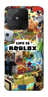 Чехол на Realme Narzo 50A Life is Roblox фото 1 из 1