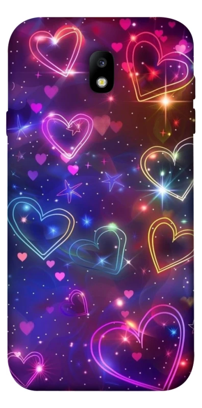 Чохол на Samsung J730 Galaxy J7 (2017) Drawn hearts фото 1 з 1