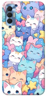 Чехол на TECNO Spark 8P Funny Kittens ver.3 фото 1 из 1