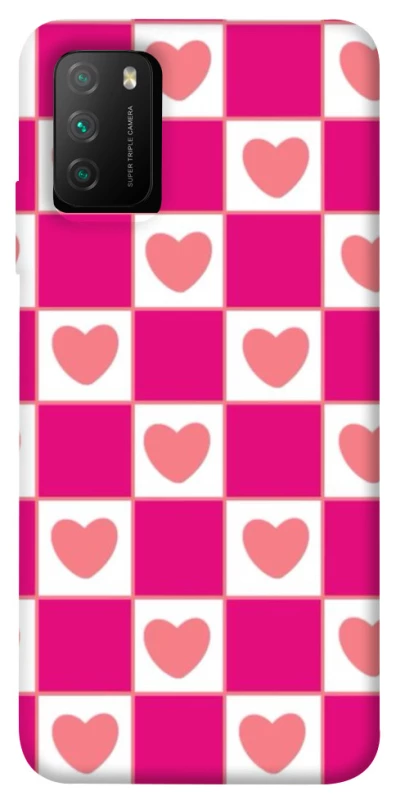Чохол на Xiaomi Poco M3 Chess heart фото 1 з 1