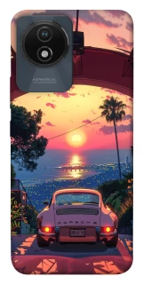 Чехол на Vivo Y02 Porsche at sunset фото 1 из 1