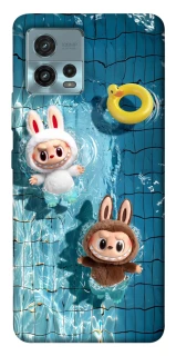 Чохол на Motorola Moto G72 Labubu in the pool фото 1 з 1