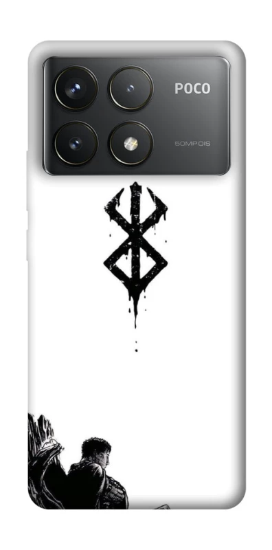 Чохол на Xiaomi Poco F6 Pro berserk white фото 1 з 1