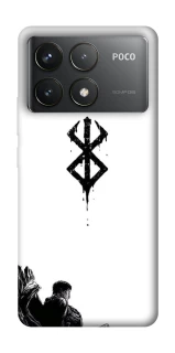 Чехол на Xiaomi Poco F6 Pro berserk white фото 1 из 1