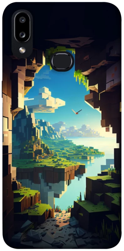 Чехол на Samsung Galaxy A10s Minecraft sunrise фото 1 из 1