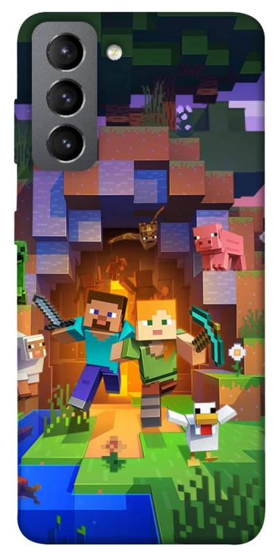 Чохол на Samsung Galaxy S21 FE Minecraft game фото 1 з 1