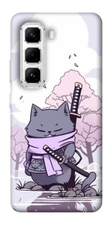 Чохол на Infinix Hot 50 Pro Samurai cat фото 1 Чохол на Infinix Hot 50 Pro Samurai cat фото 1 з 1