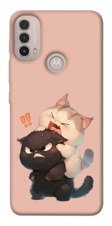 Чехол на Motorola Moto E40 Сat and cat фото 1 Чехол на Motorola Moto E40 Сat and cat фото 1 из 1