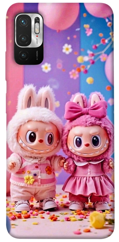 Чохол на Xiaomi Redmi Note 10 5G Labubu twins ver.2 фото 1 з 1