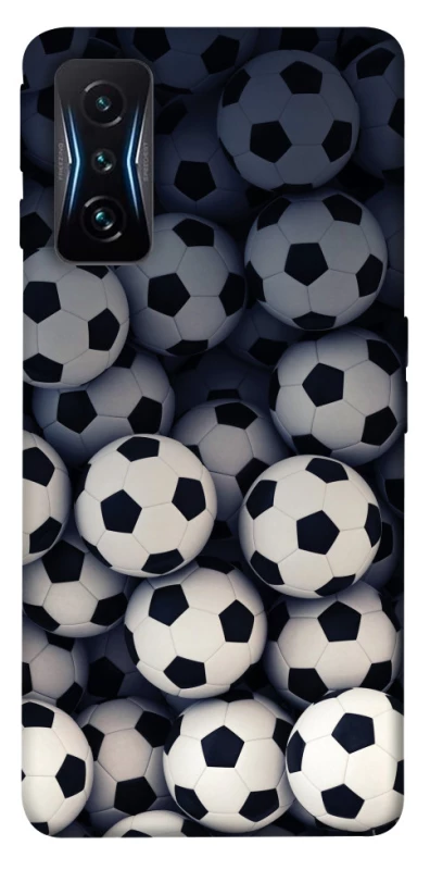 Чохол на Xiaomi Poco F4 GT Футбольні м'ячи фото 1 з 1