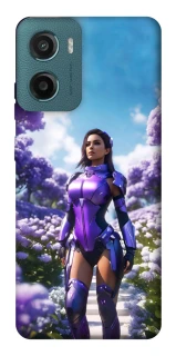 Чохол на Motorola Moto G06 Cyber space girl ver.4 фото 1 з 1