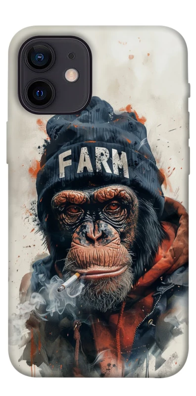 Чохол на Apple iPhone 12 mini (5.4") Шимпанзе v3 фото 1 з 1