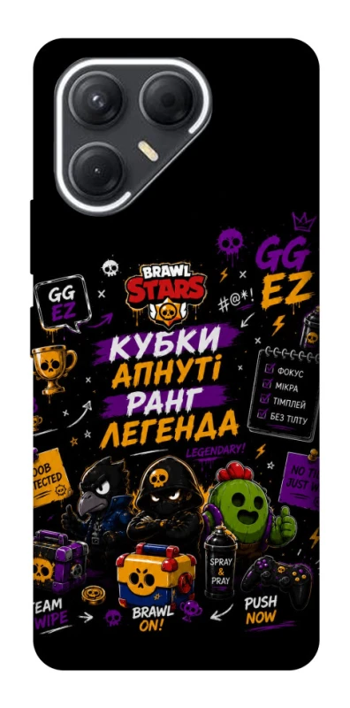 Чохол на TECNO Pova 7 Brawl Stars collage фото 1 з 1