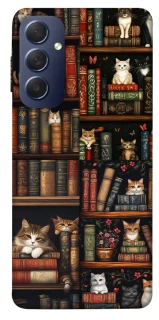 Чехол на Samsung Galaxy M54 5G Cats & Books фото 1 из 1