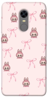 Чохол на Xiaomi Redmi 5 Plus / Redmi Note 5 (Single Camera) Pink bows and Labubus фото 1 з 1