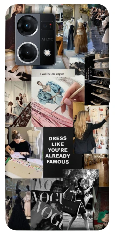 Чохол на Oppo Reno 7 4G Fashion collage ver.11 фото 1 з 1